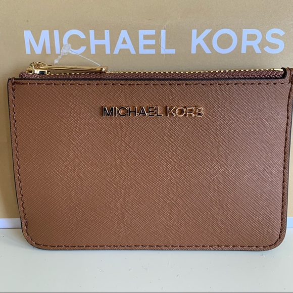 MICHAEL KORS JET SET TRAVEL COIN POUCH/KEYCHAIN - Picture 2 of 7